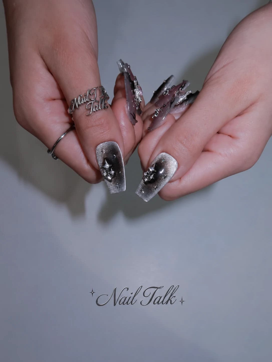 Midnight Heart press-on nails, photo 2